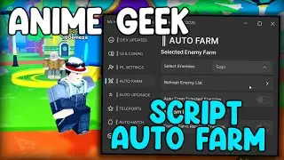 [ARISE] Anime Geek Script Max Stats Auto Farm And Kill Aura - Roblox 2025