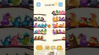 Bird Color Sort Puzzle Level 44 Solution