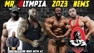 Mr Olympia 2023/ Chris Bumstead , Derek Lunsford, Hadi Choopan / AJ / Fouad Abiad Media Channel