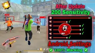 Free Fire Headshot Setting 2024 ⚡ Best Sensitivity Settings ⚙️| Sensitivity + Hud Settings Free Fire