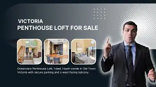 Stunning Oceanview Penthouse Loft in Old Town Victoria | 404-555 Chatham St