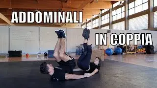 Addominali in coppia da fare OVUNQUE!