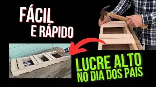 VENDA ESTE PROJETO PARA O DIA DOS PAIS E TENHA UMA ALTA LUCRATIVIDADE #marcenaria #marceneiro