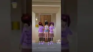 tiktok sakura school simulator versi alam api, air, salju bagus 😎❄