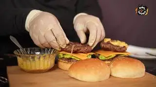 Making a Classic Cheese Burger