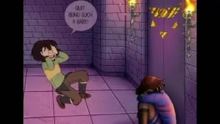 Chara and Frisk Undertale Comic Dub Compilation
