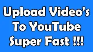 Upload Video's 10X FASTER !!!! - Just Amazing - Rocket Ross