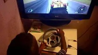 Volante Xbox 360 Madcatz2 troco por jogos originais preferencia bad company 2 e pes2011