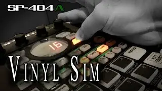 SP-404A Vinyl Sim on Jazz Piano, Guitar & Drums | Lo-Fi Chill Hop Beat Making Tutorial