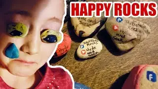 Painting Rocks to Cheer the Community 