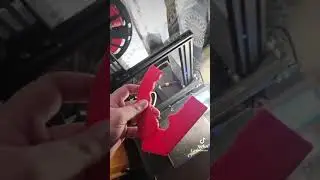 Piece 3 of the Red ScissorBlade Handle
