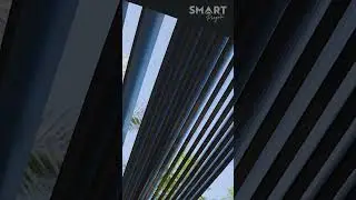 פרגולה חשמלית PVC לעסקים ובתים | Smart Pergola