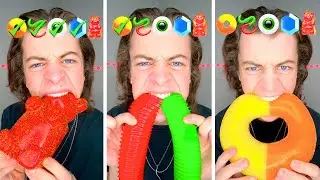 Giant Gummy Candy? 🤤 **LUKE DID THAT** 🥵 Extreme Spicy Giant Foods Yes OR No!? (2 HOURS)