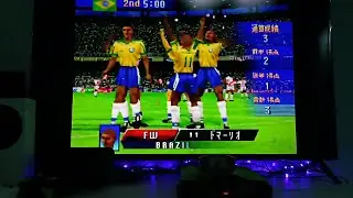 Nintendo 64 na TV 4K ! International Superstar Soccer 98 Japones - Copa do Mundo