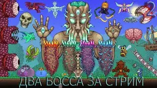 Играем в Terraria 4 БОССА ЗА СТРИМ