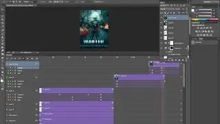 Poster Animation in Photoshop Tutorial | Creating Advanced Animations In Photoshop 