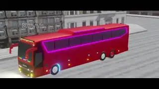 SCANIA BUS 3D MODEL AND ANIMATION