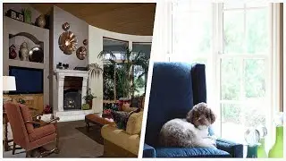 75 Travertine Floor Living Space With A Wood Fireplace Surround Design Ideas You'll Love 🔴