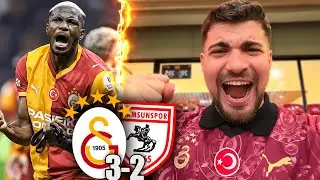 OSIMHEN RÖVEŞATA ATTI STADYUM YIKILDI 🤯 | Galatasaray 3-2 Samsunspor Stad Vlog