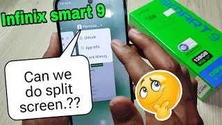 Can we do split screen on Infinix smart 9..? watch this video..!!