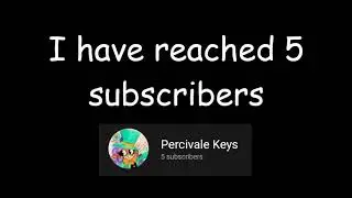 FIVE SUBSCRIBER SPECIAL 🎉🎉🎉