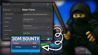 W-Azure Bloxfruits Script | Auto Bounty hunting Script | Auto mirage, Auto trial, Auto Draco