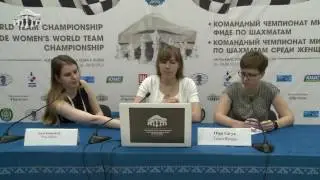 Round 7. Press conference with Olga Girya, Team Russia