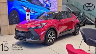 con TECHO PANORÁMICO rojo bitono ❤️🖤 Toyota CHR Advance Plus 140cv en Ourense