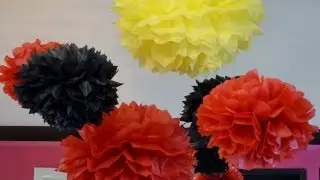 How To Make Tissue Paper Pom Poms