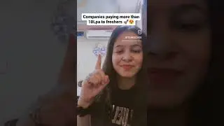 Companies that pay more than 10LPA to freshers 