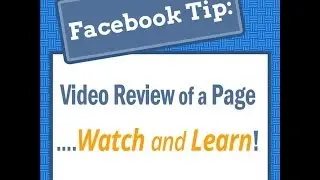 Facebook Page Review Tips