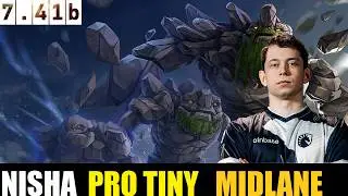 🤯 NISHA  [ TINY ] MID 7.41b - DOTA 2 HIGHEST MMR MATCH