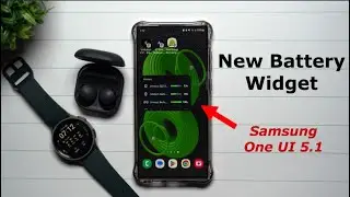 Amazing New Battery Widget - Samsung One UI 5.1
