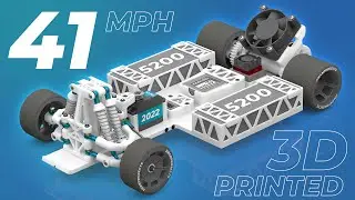 How I Made a 3D Printed 41 MPH RC Car