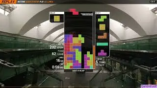TETR.IO - 40L (Мой рекорд расчету по времени 1:39.473)