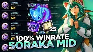 Scarra - SORAKA MID ABUSE (ACTUALLY 100% WINRATE)