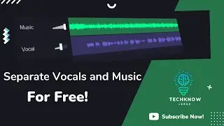 Music and Vocal Separation/Isolation! 100% Free!