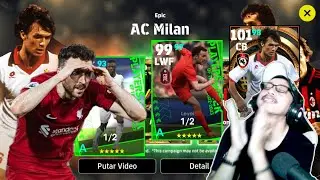 WOW Maldini 101 & D. Jota 99‼️ New epic Big Time AC Milan dan POTW worldwide 🔥