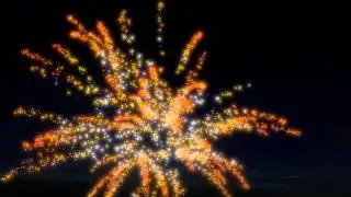 Blender 2.72 - Firework Simulation