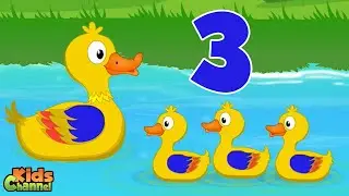 Kids Channel خمس بطات صغيرة, أغنية أرقام و المزيد من فيديوهات كرتون وقصائد للأطفال