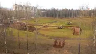 Стройка у Дворца пионеров
