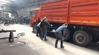 Установка самосвального Кузова на КАМАЗ 65115