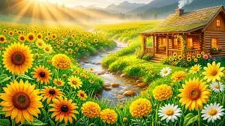 (No Ads) Spring Calm 🌿 Relaxing Piano & Music Therapy for Nervous System Healing