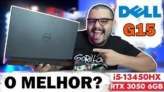 Dell G15 5530 com I5-13450HX e RTX 3050 6GB MELHOR notebook GAMER custo beneficio ANÁLISE COMPLETA
