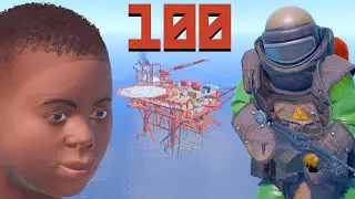 Loot from 100 heavy scientists in Rust