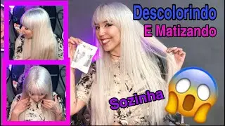 DESCOLORINDO O CABELO SOZINHA *atualizado*