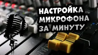 КАК НАСТРОИТЬ МИКРОФОН ЗА МИНУТУ