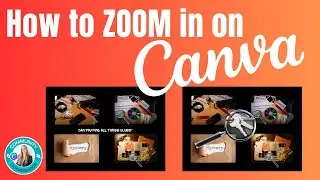 Using the CANVA ZOOM feature #createoncanva #canvassador #canva