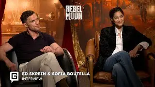 Sofia Boutella and Ed Skrein on Rebel Moon - Part One: A Child of Fire | Interview