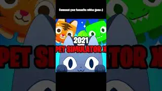 BEST ROBLOX GAMES EVERY YEAR #roblox #shorts